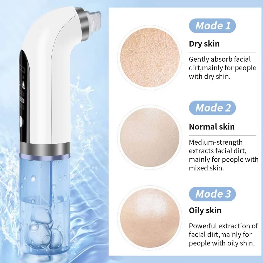 Hydro Facial Pore Cleaner – Electric Water Circulation Facial Cleansing & Skincare Beauty Device