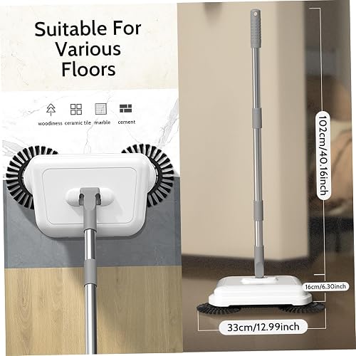 Push & Sweep Floor Cleaning Robot – Compact Manual Sweeper for Effortless Home Cleaning
