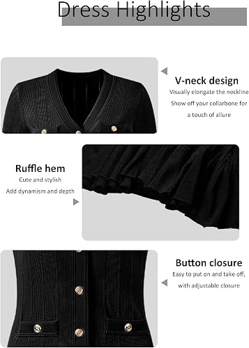 Autumn and winter small fragrant style slim fit knitted long sleeved fashionable single breasted fishtail dress