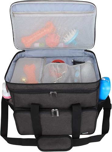 6-Piece Pet Travel Bag Set – Multi-Function Dog & Cat Travel Organizer Backpack for Outdoor Adventures
