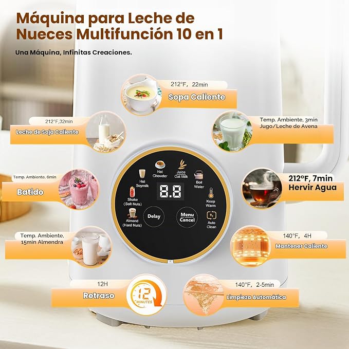 One to two people filter free intelligent soybean milk machine household full-automatic wall breaker 3-4 people multi-function cooking juicer