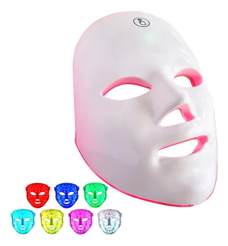 7-Color LED Light Therapy Face Mask – At-Home Skincare & Beauty Mask for a Radiant Glow