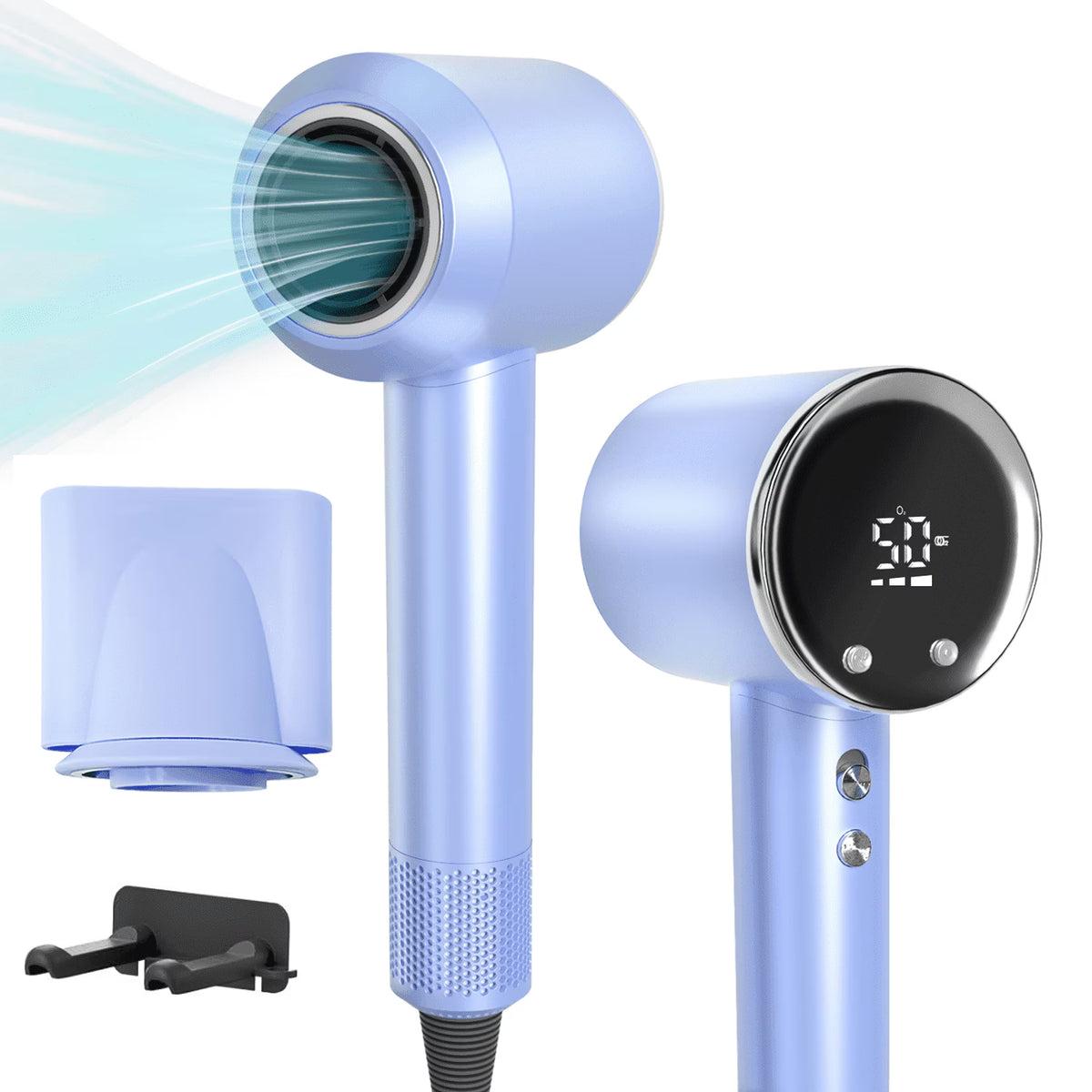 High-Speed Ionic Hair Dryer – Powerful Fast-Drying Blow Dryer with Hot & Cool Air for Smooth, Shiny Hair