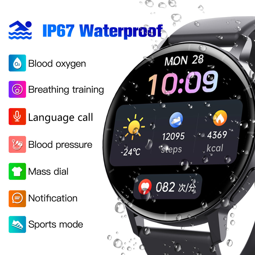 ECG monitor Smart Watch Non Invasive Blood Glucose Smart Watch with Blood Component Analysis