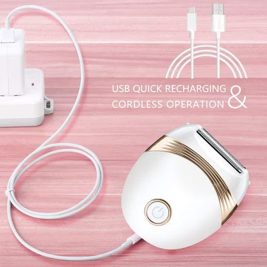 Women’s Mini Electric Hair Remover – Portable Facial & Body Shaver for Legs, Upper Lip & Sensitive Areas