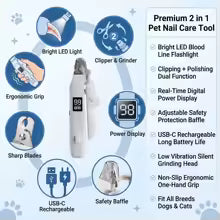 2-in-1 LED Light Cat-Shaped Nail Polisher