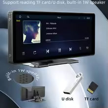 0.26 "portable Bluetooth car MP5 player HD large screen wireless Carplay car radio