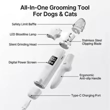 2-in-1 LED Light Cat-Shaped Nail Polisher