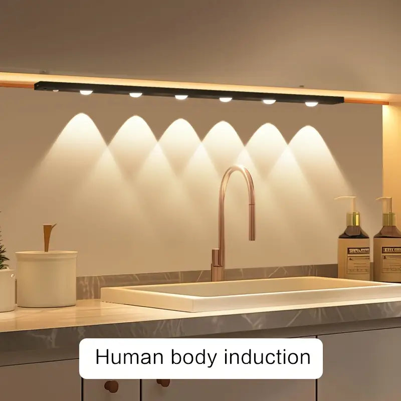 Motion Sensor Light LED Sensor Lamp Wireless Ultra Thin USB LED For Kitchen Cabinet Bedroom Wardrobe Indoor Lighting Night Light